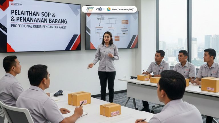 Pelatihan SOP dan penanganan barang bagi kurir pengantar paket profesional