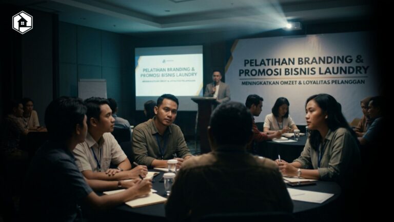 Pelatihan branding dan promosi bisnis laundry untuk meningkatkan omzet dan loyalitas pelanggan