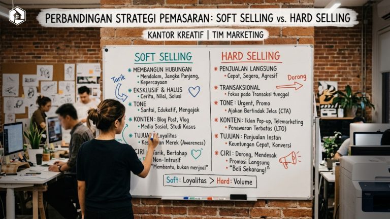Soft Selling vs Hard Selling Mana Strategi Penjualan yang Paling Cuan Buat Bisnis Kamu